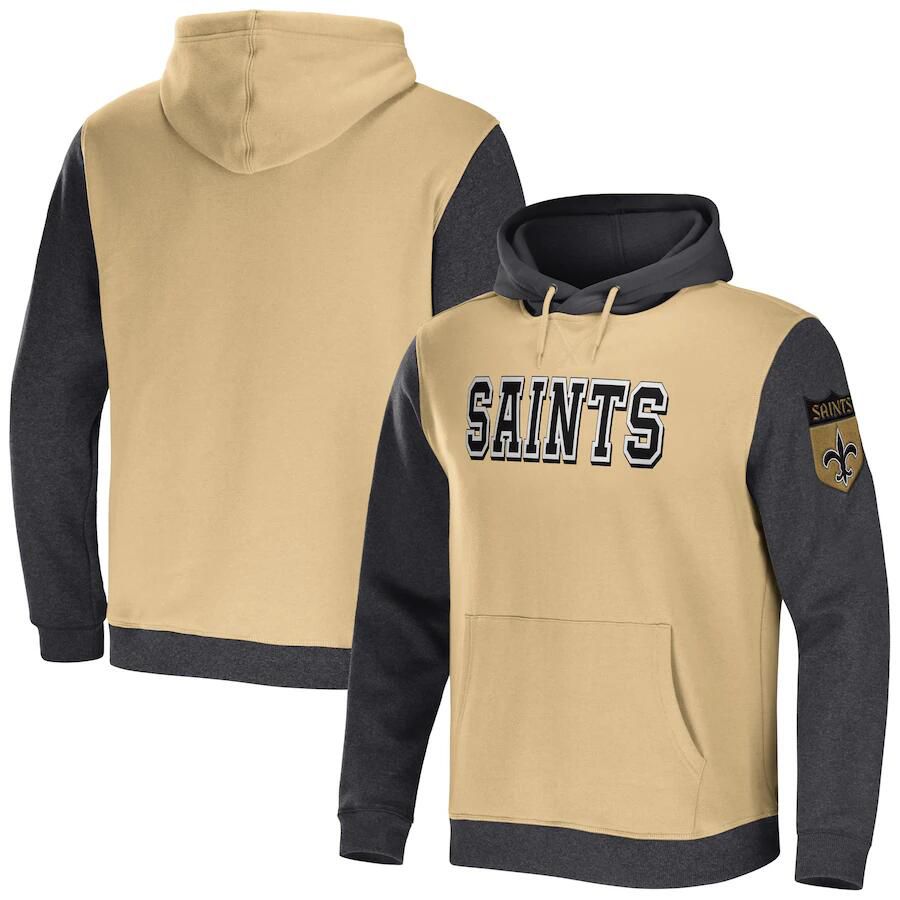 Men 2023 NFL New Orleans Saints grey Sweatshirt style 2->cleveland browns->NFL Jersey